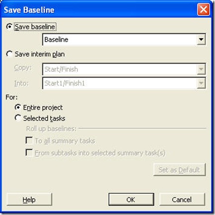 SaveBaseline